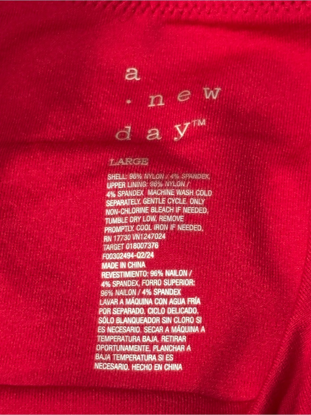 a new day Red Scoop-Neck Stretch Bodysuit - Picture 6 of 6
